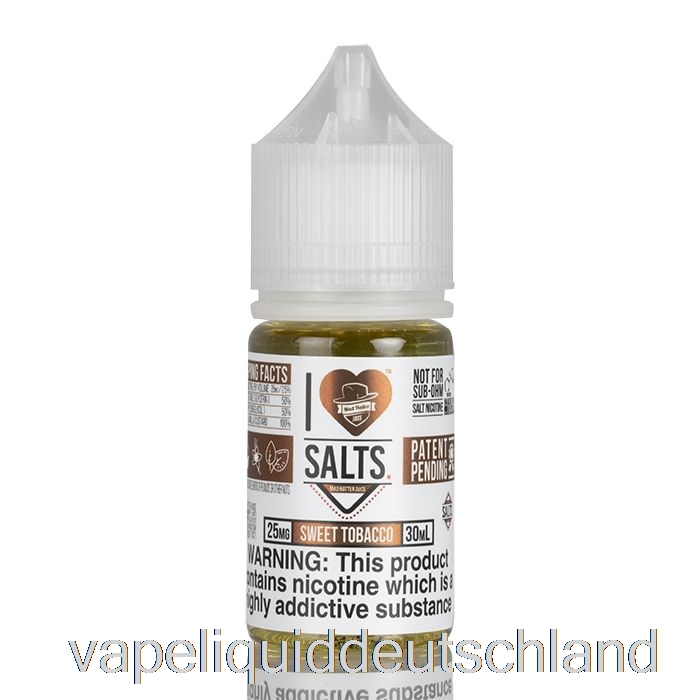 Süßer Tabak – Ich Liebe Salze – 30 Ml 25 Mg Vape Deutschland